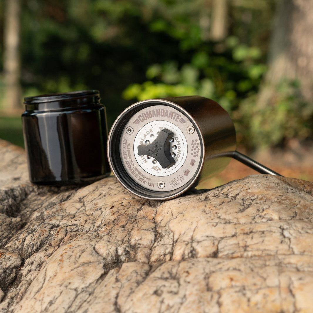 Where is Click Zero on a Comandante grinder?