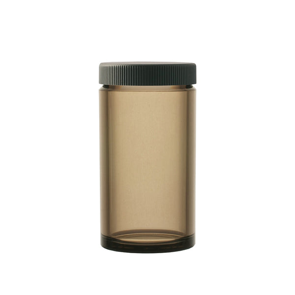 Polymer Bean Jar Large + lid, smoke
